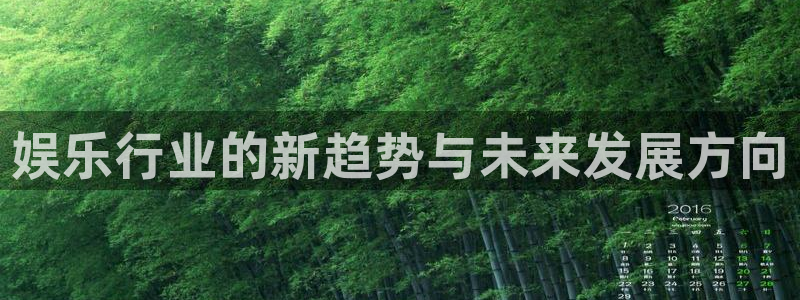 彩虹多多体育官网：娱乐行业的新趋势与未来发展方向