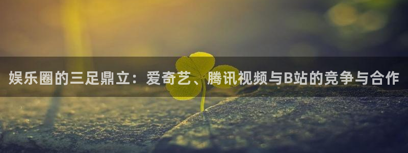 彩虹多多登录注册：娱乐圈的三足鼎立：爱奇艺、腾讯视频与B站的竞争与合作